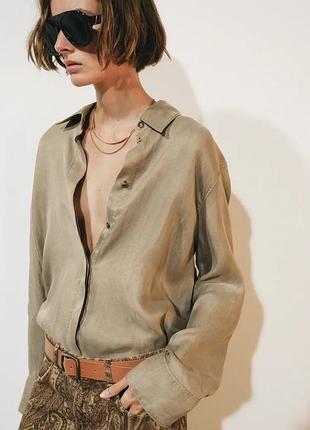 Рубашка zw collection из лиоцелла