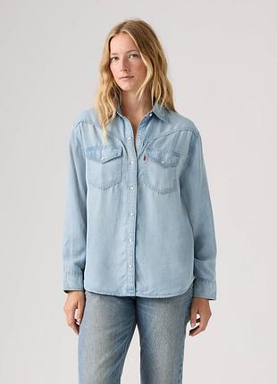 Жіноча джинсова сорочка levi's