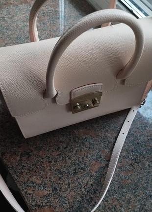 Сумка кожаная furla, цвет: сакура
