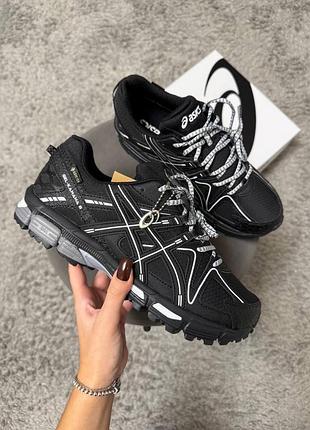 Кросівки asics gel-kahana 8 black white stripes gore-tex