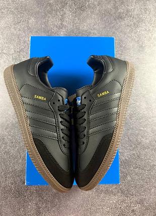 Adidas samba black brown