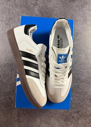 Adidas samba black white 4
