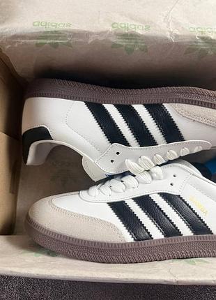 Adidas samba black white 9