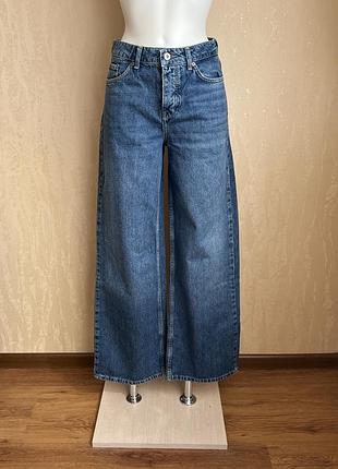 Zara, широкі джинси wide leg, р.36