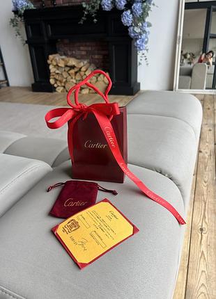 Пакування картє пакетик + сертифікат  cartier