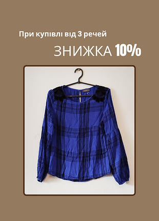 Блуза с длинным рукавом 100% вискоза