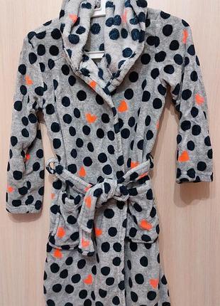 Флисовый халат hema p.134-140см