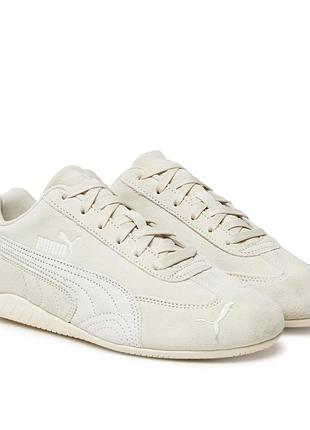 Кросівки puma замшеві молочні, 39розмір