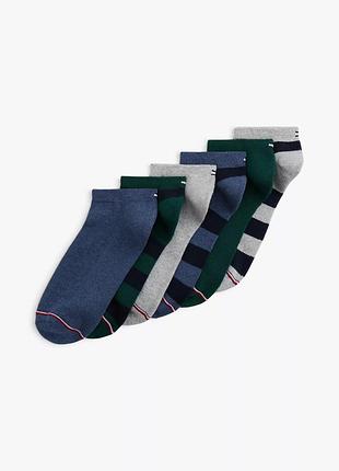 Набор коротких носков tommy hilfiger 6 пар