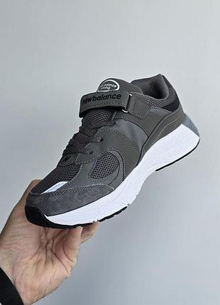 Підліткові / дитячі кросівки new balance 2002r graphite / grey