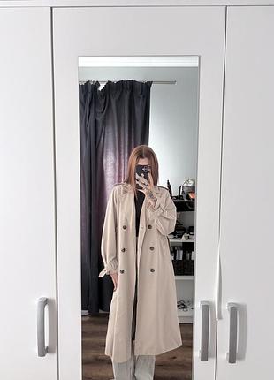 Бежевий тренч sinsey