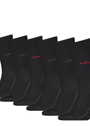 Набір чоловічих шкарпеток levi's 6 пар