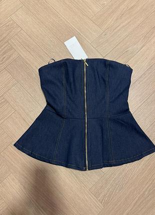Джинсовий топ zara