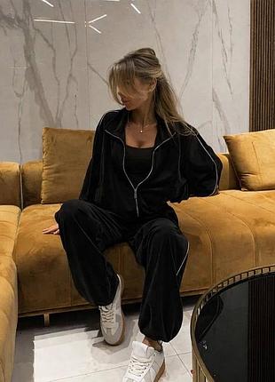 Шоколадний спортивний костюм велюр велюровий спортивний костюм шоколадного кольору