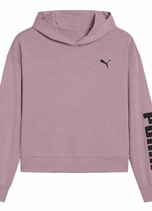 Худи женское с капюшоном puma s пудровое