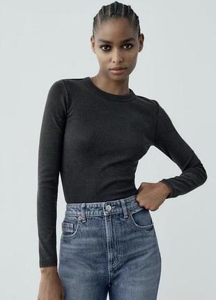 Лонг рубчик zara