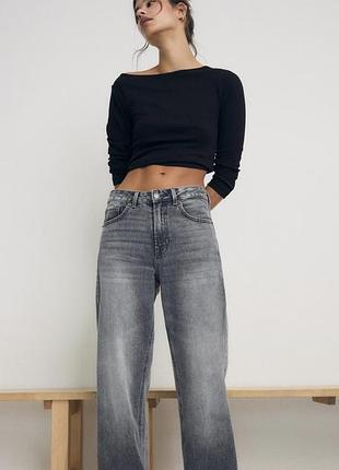 Широкі джинси stradivarius