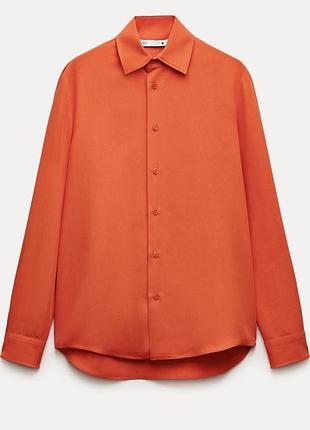 Трендова сорочка zara ,р.m,нова,з бірками