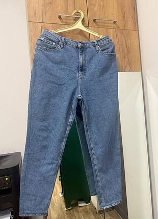 Джинси calvin klein jeans оригінал w32 (mom fit / висока посадка)