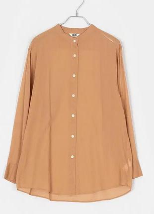 Легка сорочка uniqlo 100% бавовна  розмір м