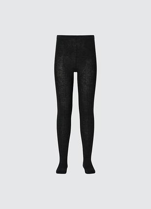 Колготки в рубчик детские heattech uniqlo