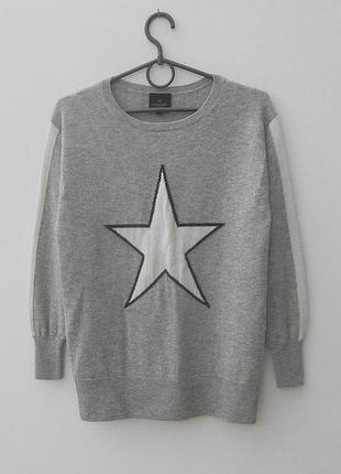 Кашемировый свитер кашемир + шерсть cashmere collection