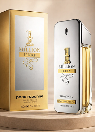 Чоловіча парфумована вода paco rabanne 1 million lucky 100 мл пако рабан ван мільйон лакі