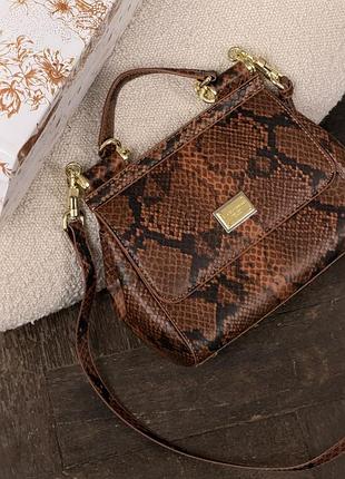 Сумка dolce&gabbana sicily  - premium 21cm🎀