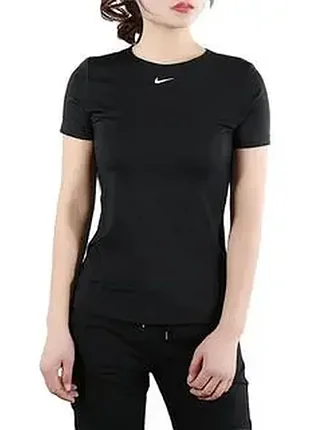 Жіноча футболка nike pro mesh dri-fit slim fit (артикул ao9952-010).