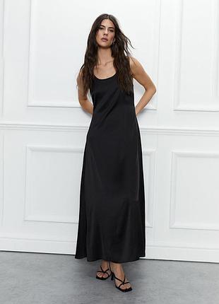 Шикарна жіноча сатинова сукня від warehouse 🖤