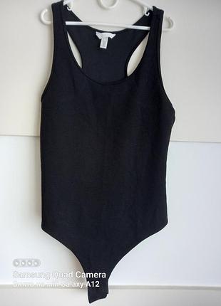 Нове молодіжне боді знизу на кнопки  60% котон  h&m
