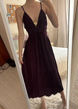 Нова сукня zara, трендовий сливовий колір