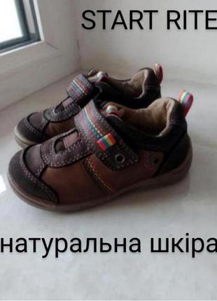 Кожаные кроссовки на лету бренда start rite made in vietnamsk.  4    eur   20