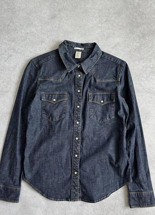 Джинсова рубашка levis розмір л