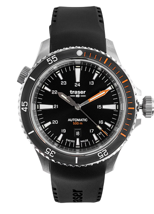Швейцарские мужские часы traser p67 diver automatic черный 110322