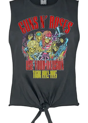 Укорочений топ у принт guns n' roses use your illusion №178/8