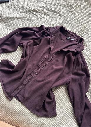 Сорочка пляжна жіноча h&m коричнева