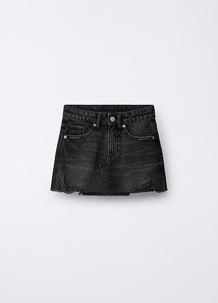Джинсова спідниця zara дитяча