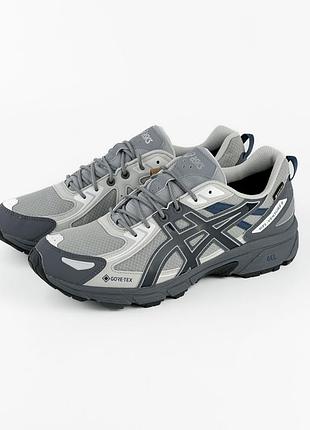 Треккинговые кроссовки asics gel-venture 6 gore-tex р40,5 ст25.5см орг