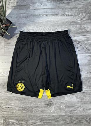 Оригінальні, спортивні футбольні шорти - puma borussia dortmund