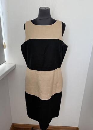 Сукня-футляр колор-блок banana republic з кишенями, 100% бавовна (розмір 16 / xl)
