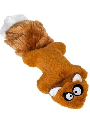 Gigwi plush білка з 2 пискавками іграшка для собак, 24 см