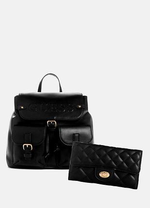 Стильний жіночий набір guess рюкзак і гаманець