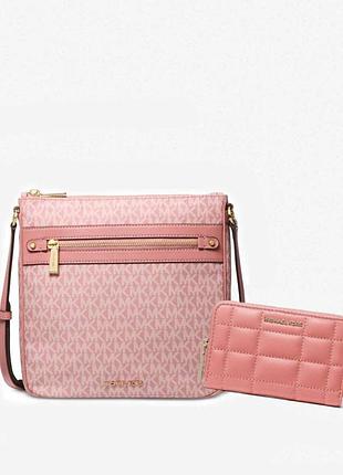 Набор michael kors сумка кроссбоди и кожаный кошелек