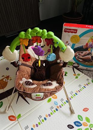 Крісло масажне шезлонг fisher price