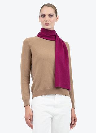 Fabiani 💞яскравий теплий вовняний шарф кольору фуксія
