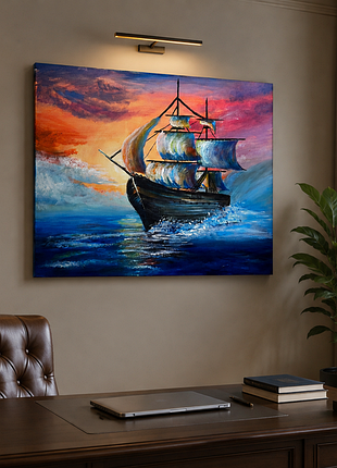 Картина ручной работы. холст на подрамнике 40×50. акрил.