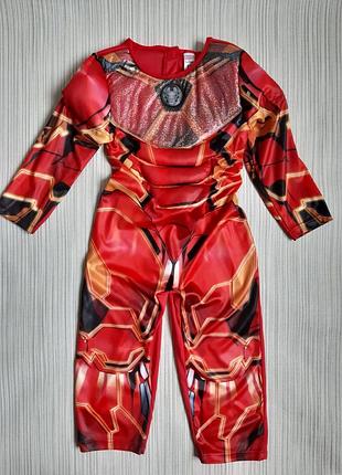 Карнавальный костюм железного человека iron man marvel 2-3 года (92-98)