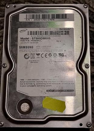 100% hdd 3.5 500 гб samsung-seagate st500dm005 hd502hj 7200 rpm 105/112 жорсткий диск сигейт самсунг