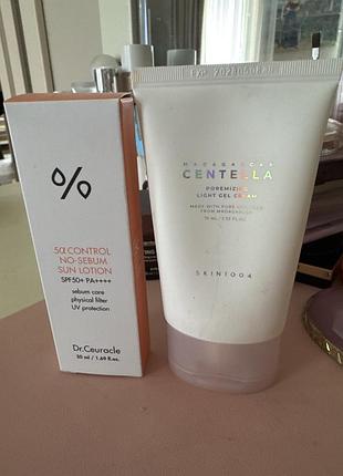 Skin 1004 centella ,dr.ceuracle spf